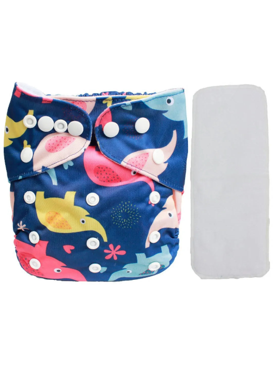 Little Elephant Stroll Reusable Cloth Diaper