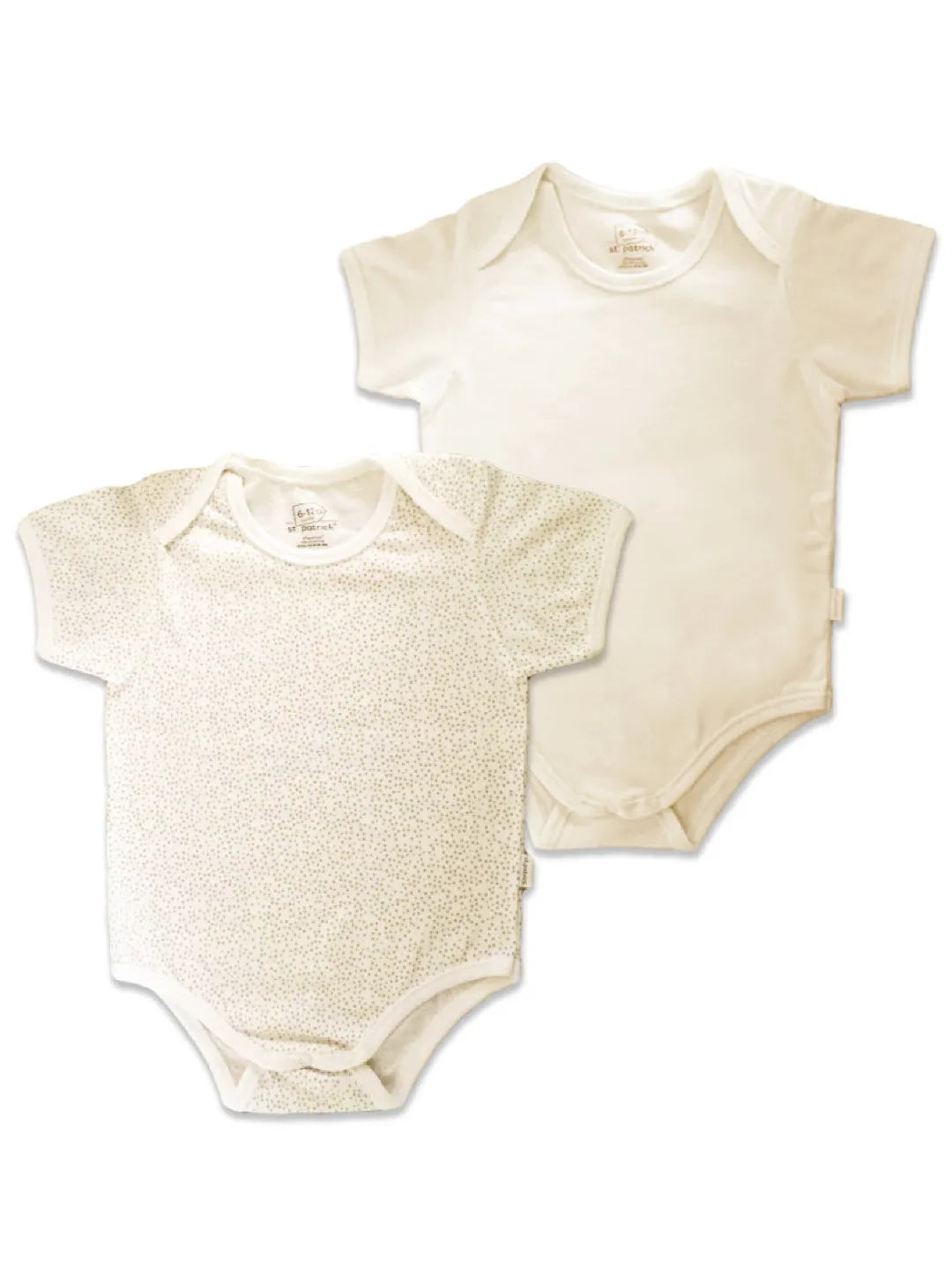 Organic Overlap Romper (Short Sleeves, 2-Pack)